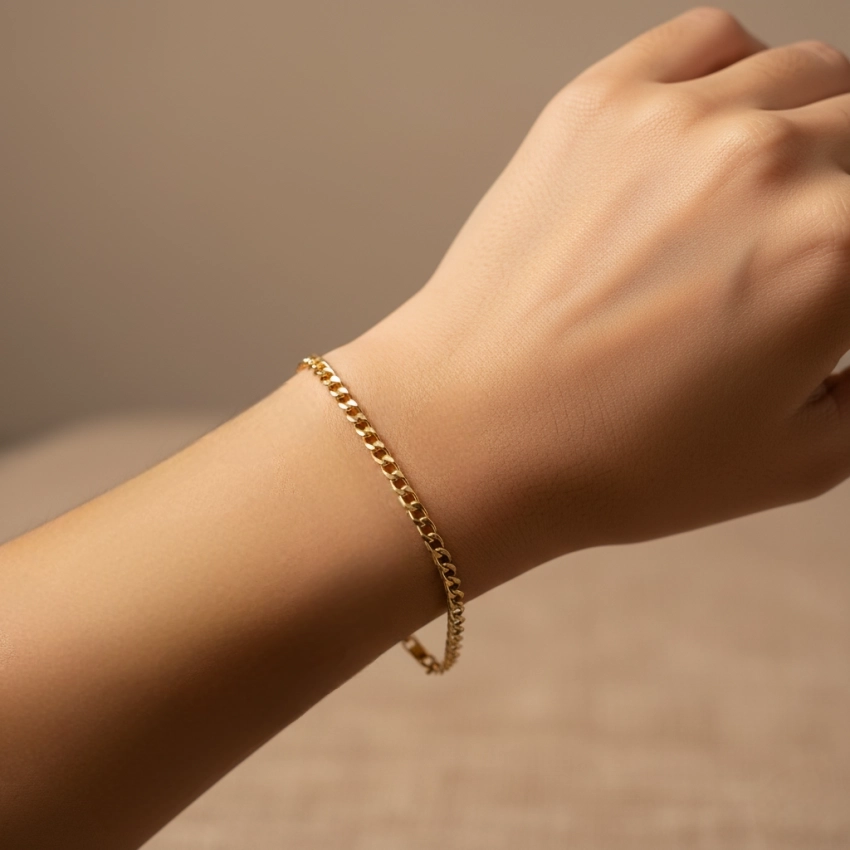 دستبند کارتیر ظریف 3 میل ژوپینگ کد 8